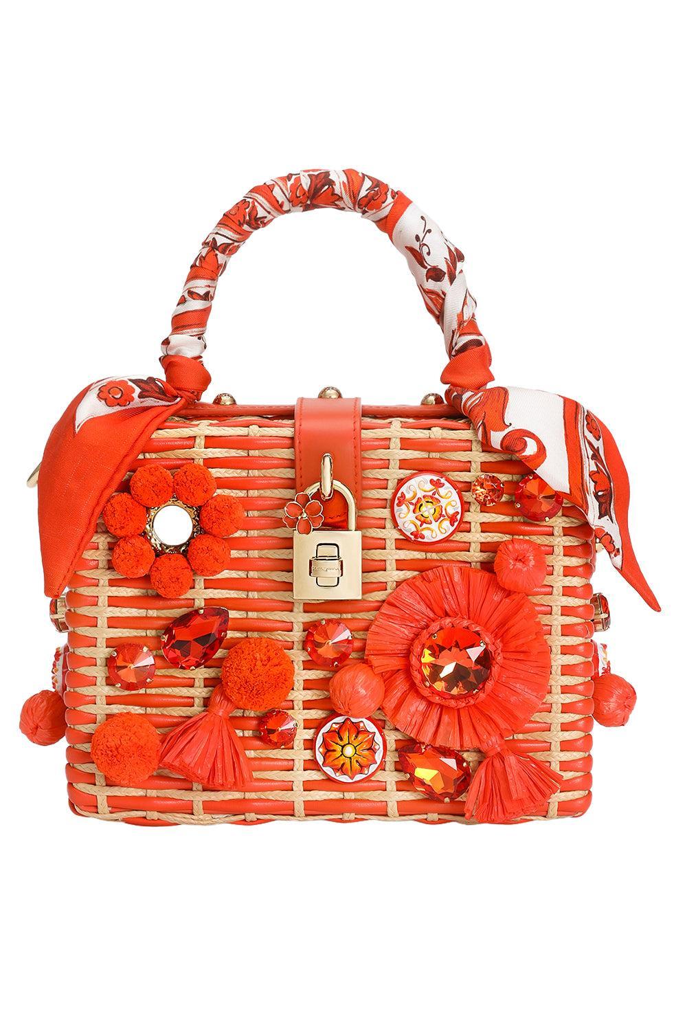 Dolce Box Bag - Maiolica Orange-ORANGE-HANDBAGTOP HANDLE-DOLCE & GABBANA