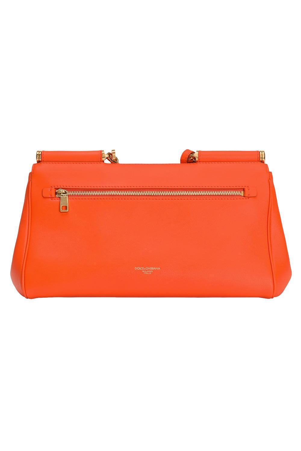 Small My Sicily Bag - Orange-ORANGE-HANDBAGTOP HANDLE-DOLCE & GABBANA
