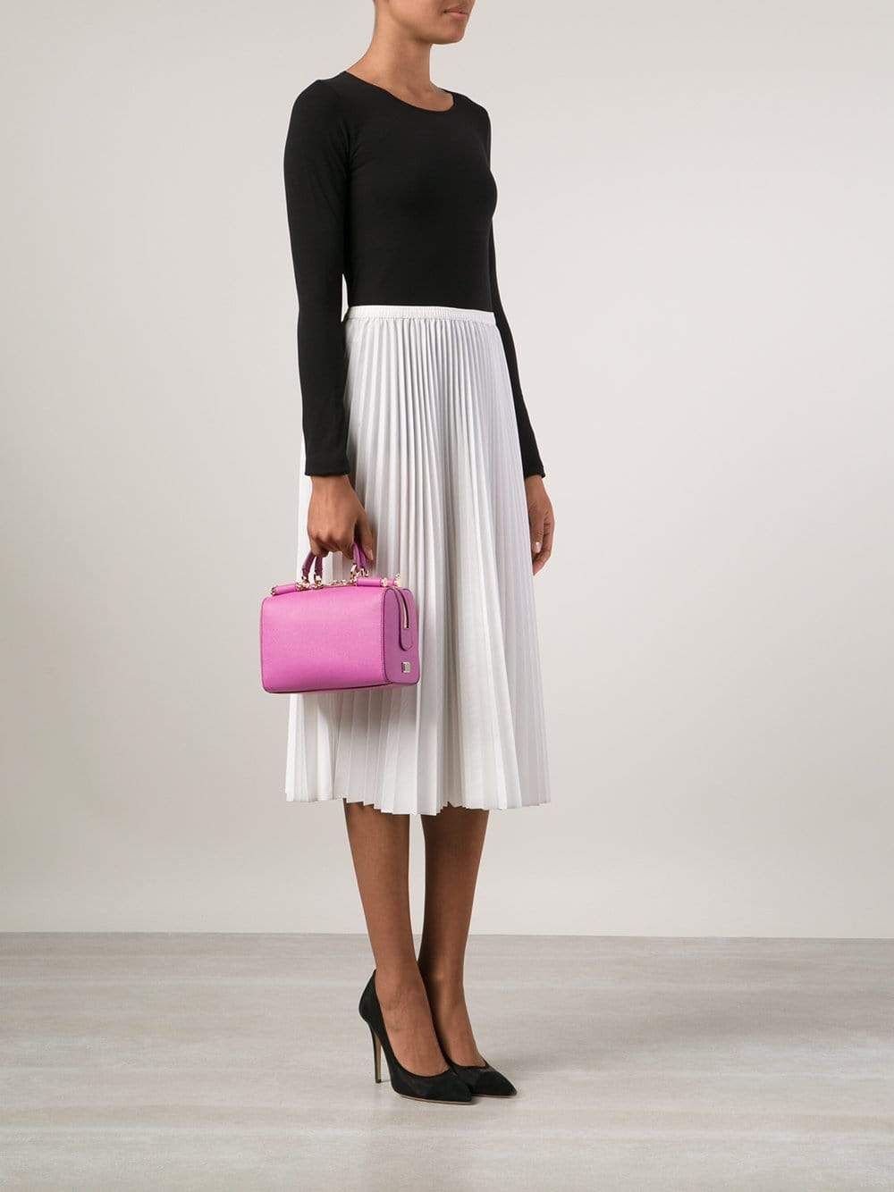 DOLCE & GABBANA-Miss Sicily Mini Bowler-PETUNIA