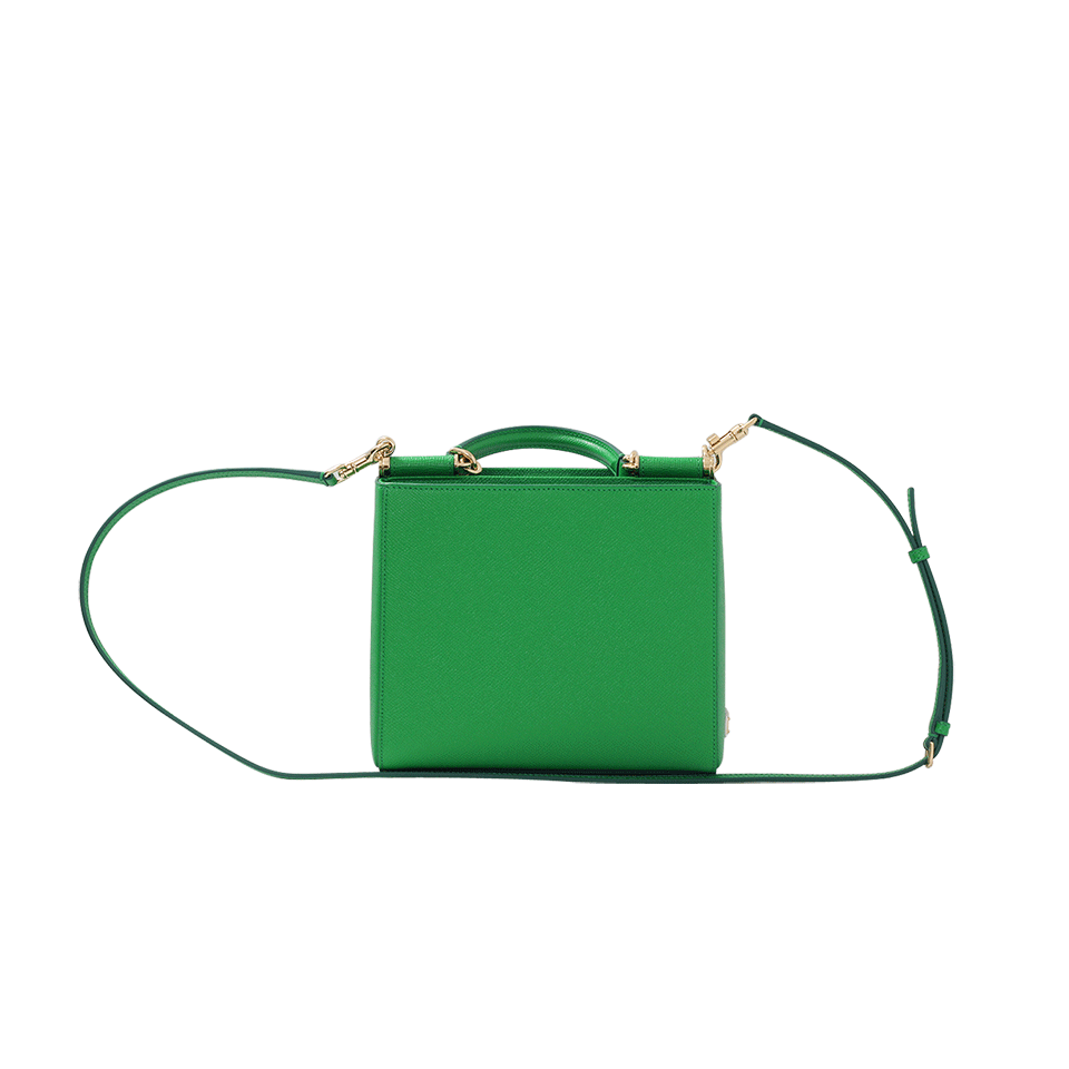 DOLCE & GABBANA-Small Sicily Shopping Bag-VERDE