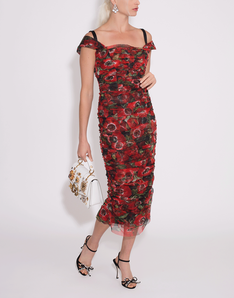 DOLCE & GABBANA-DG Amore Top Handle Bag-WHITE