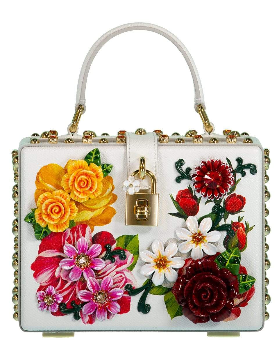 DOLCE & GABBANA-Dolce Box Bag-WHITE