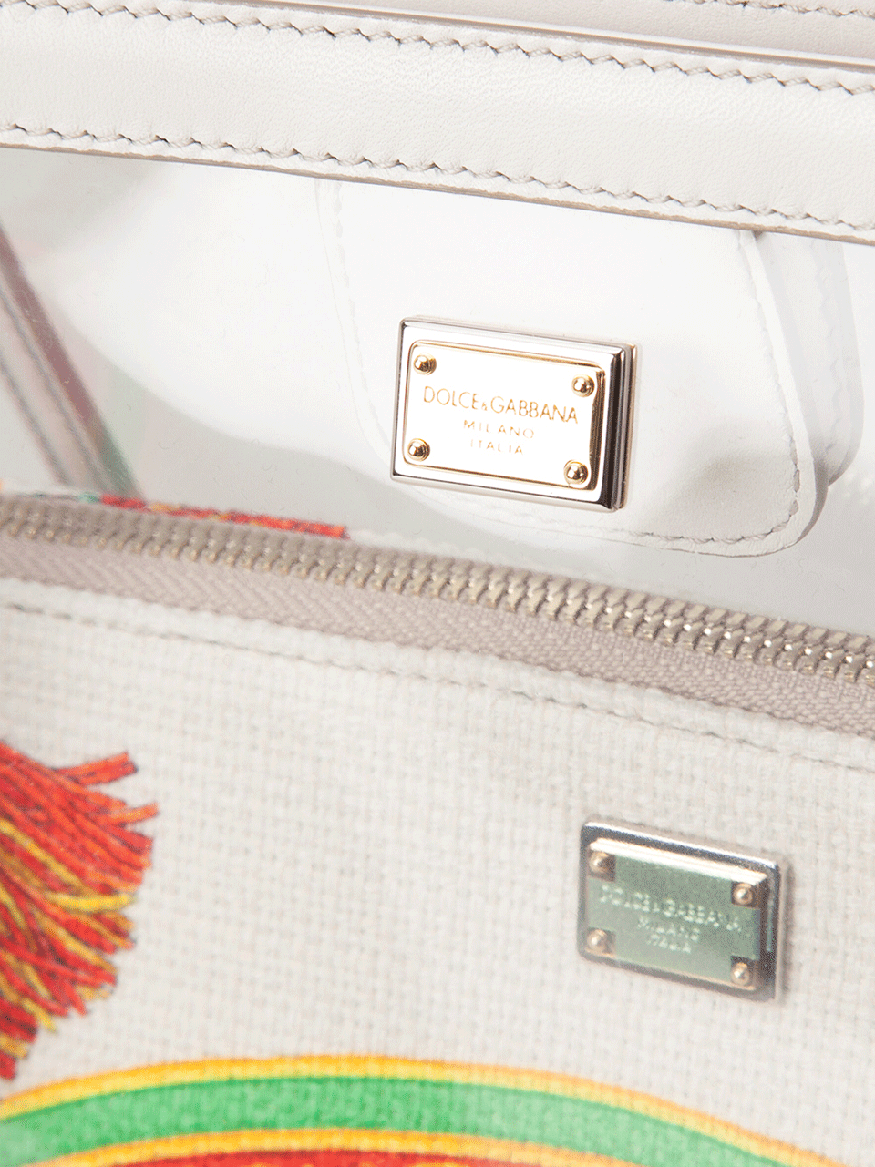 DOLCE & GABBANA-East/West Escape Shopper-WHITE