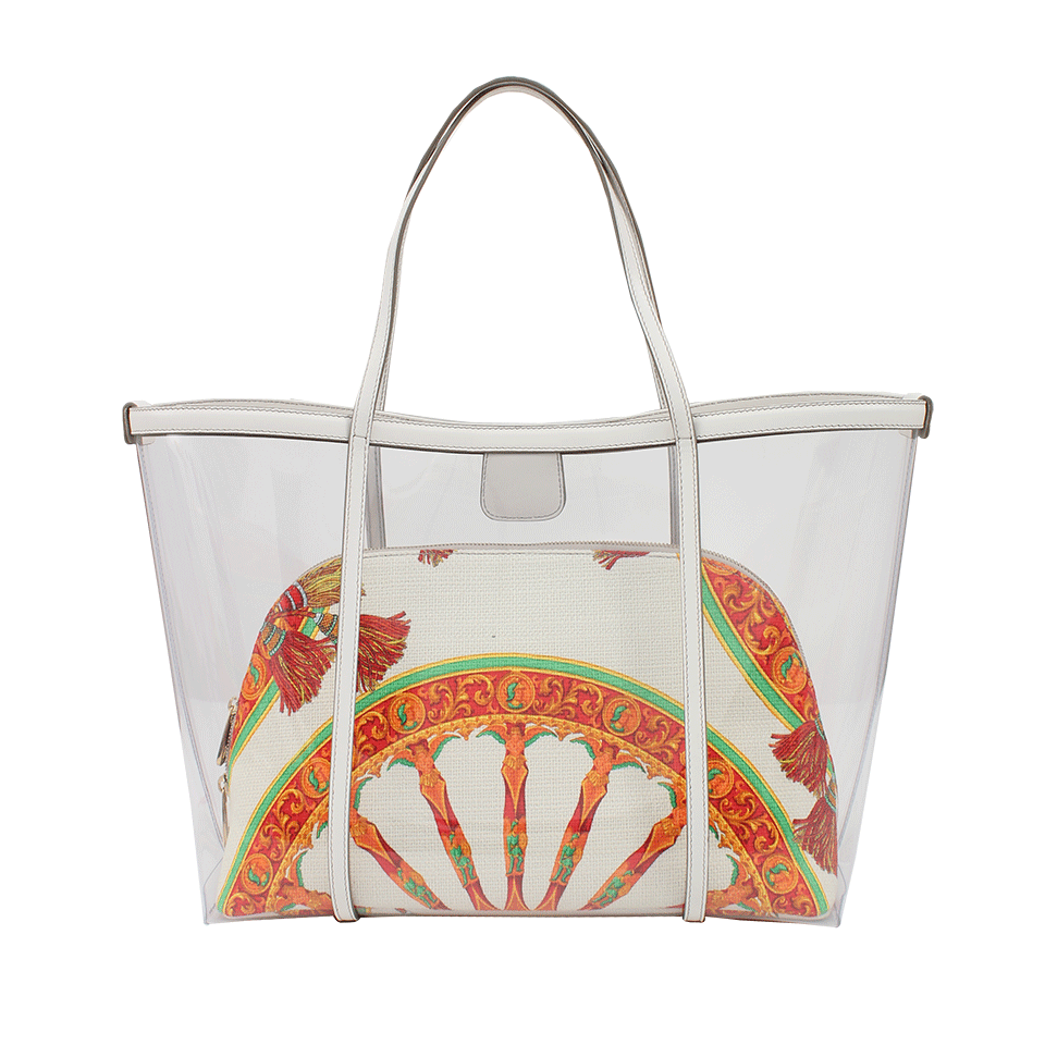 DOLCE & GABBANA-East/West Escape Shopper-WHITE