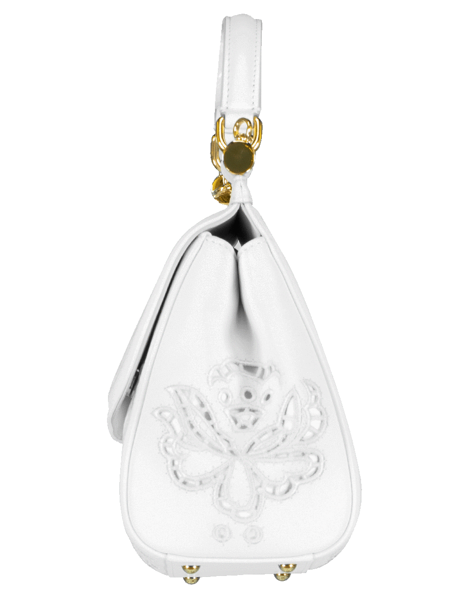 DOLCE & GABBANA-Sicily Medium Top Handle Bag-WHITE