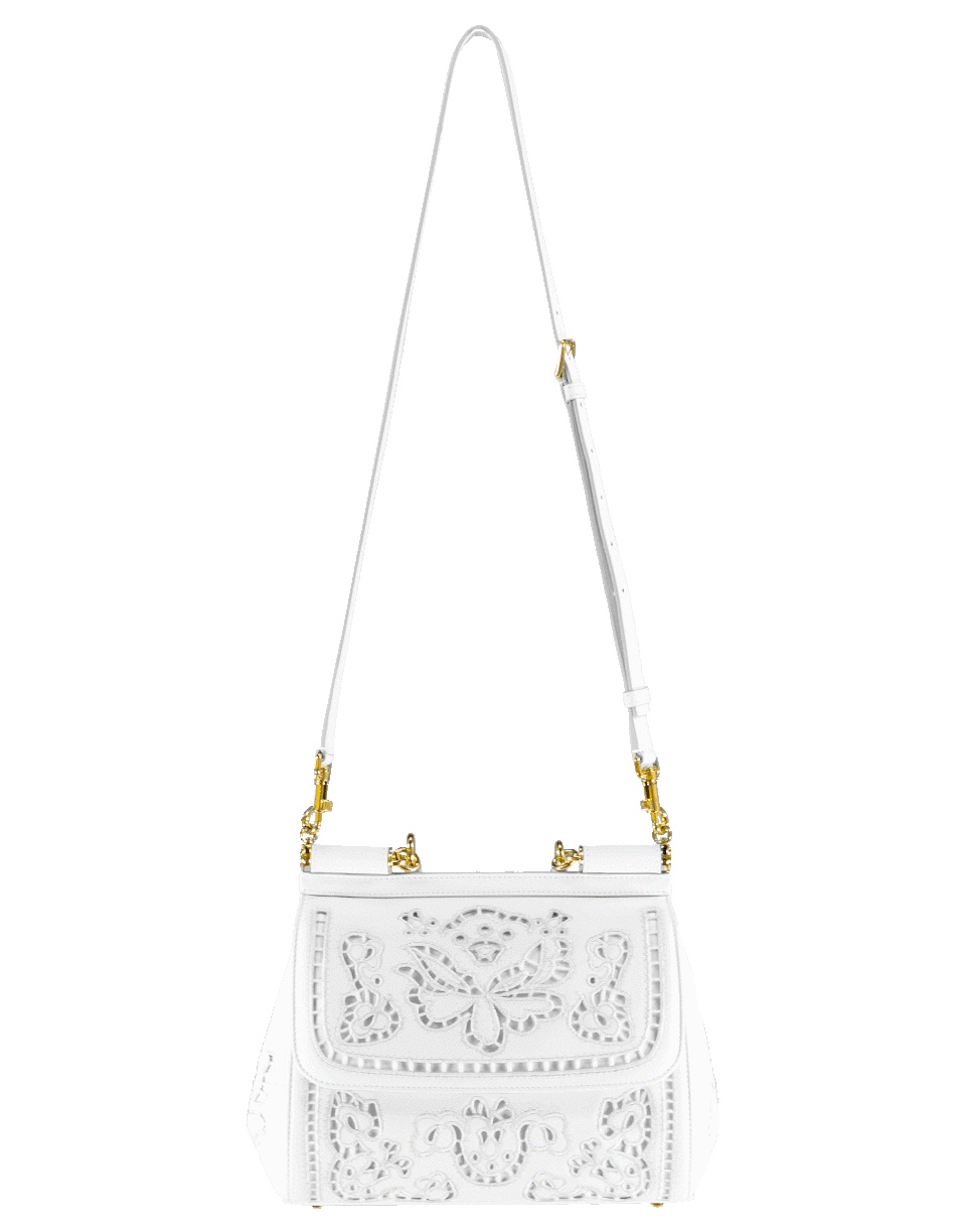 DOLCE & GABBANA-Sicily Medium Top Handle Bag-WHITE