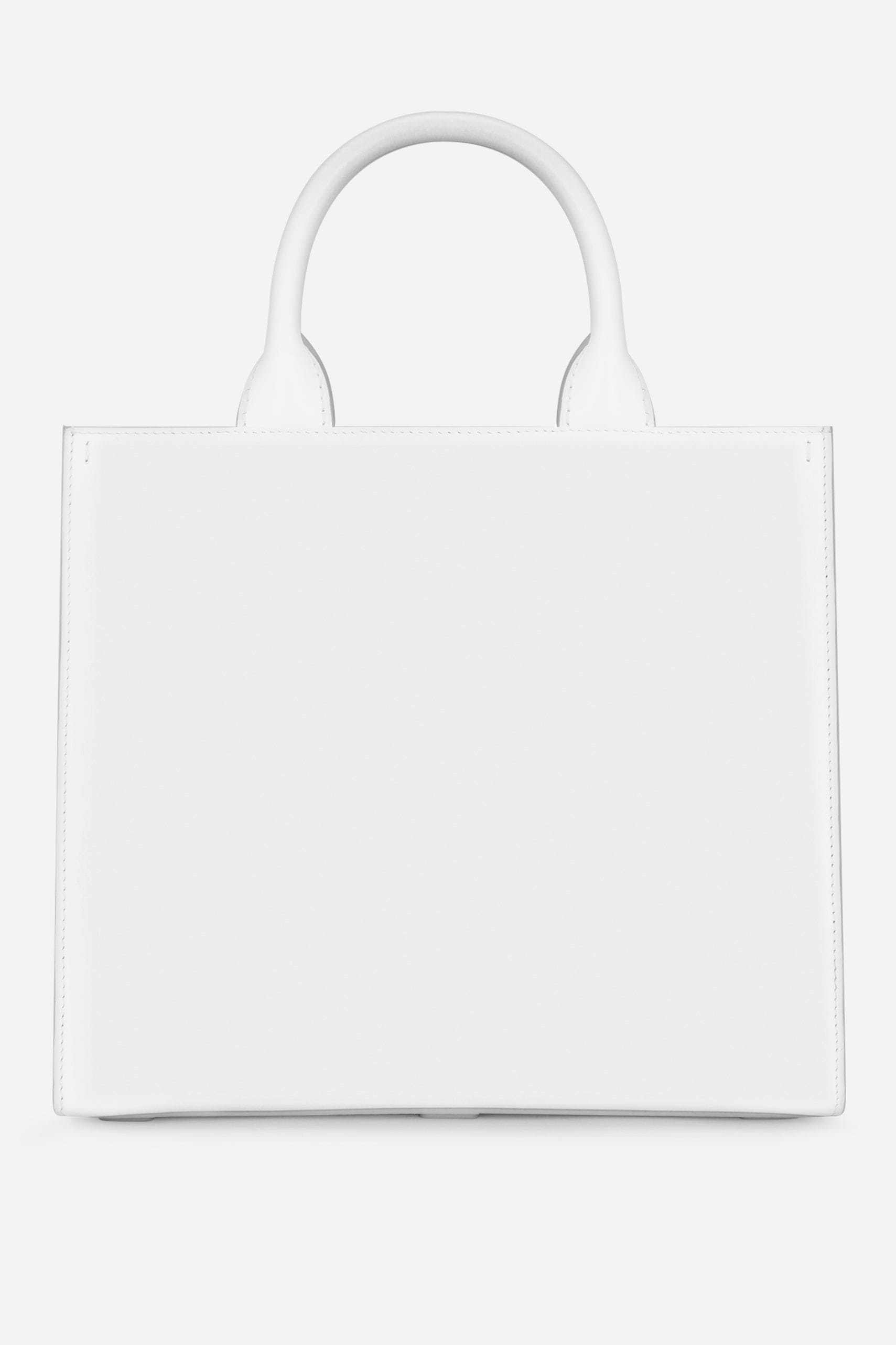 DOLCE & GABBANA-Medium DG Embossed Mono Tote-BIANCO