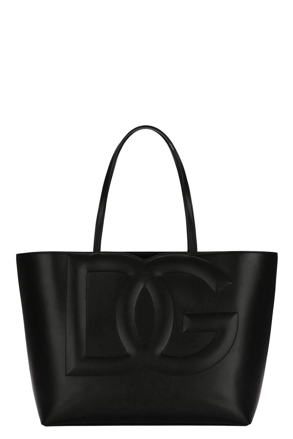 Large DG Logo Tote - Black-BLACK-O/S-HANDBAGTOTES-DOLCE & GABBANA