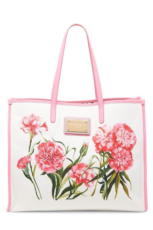 DOLCE & GABBANA-Printed Canvas Tote-HAPPYGRD