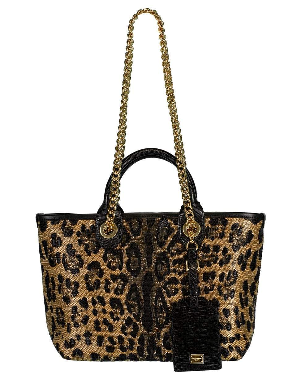 DOLCE & GABBANA-Capri Leopard Print Mini Tote-LEOPARD