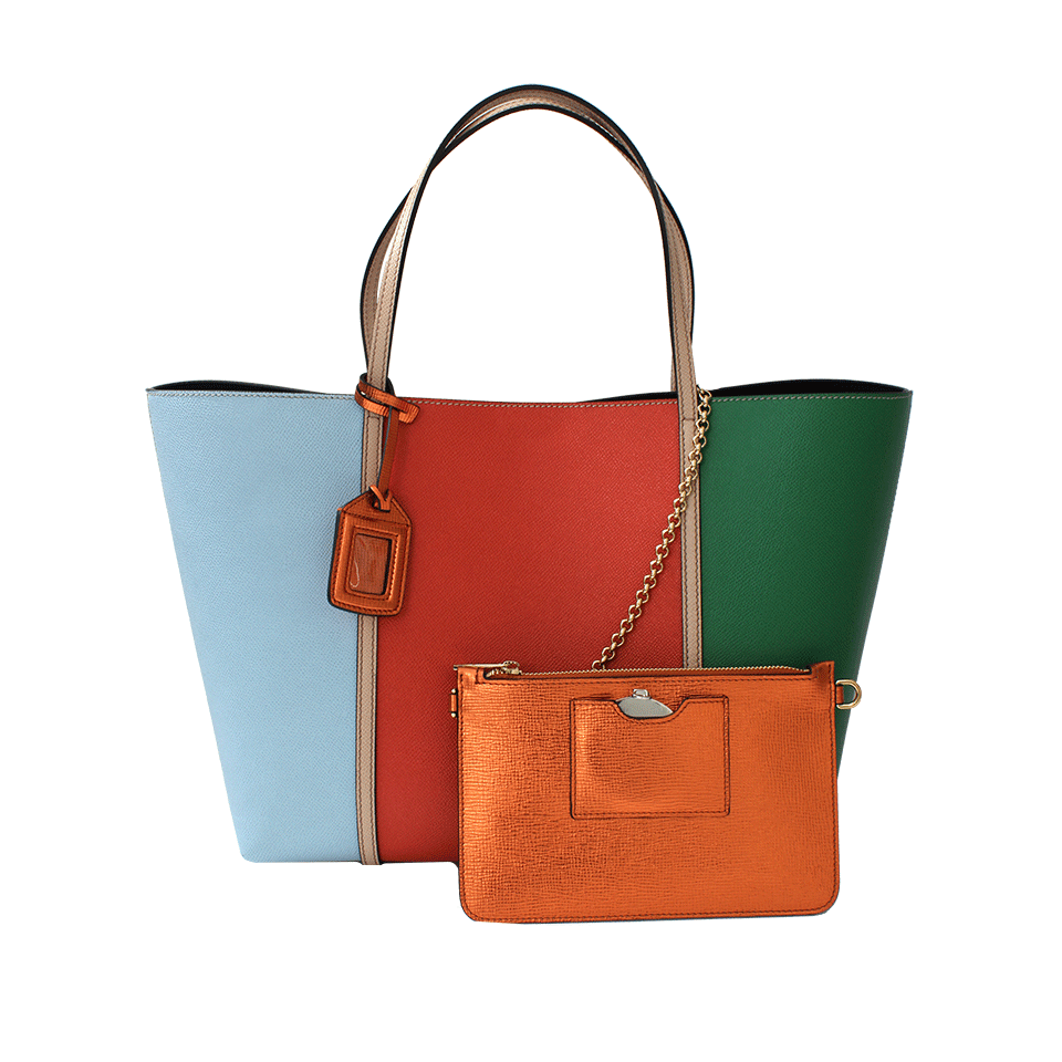 DOLCE & GABBANA-Color Block Shopper-MULTI