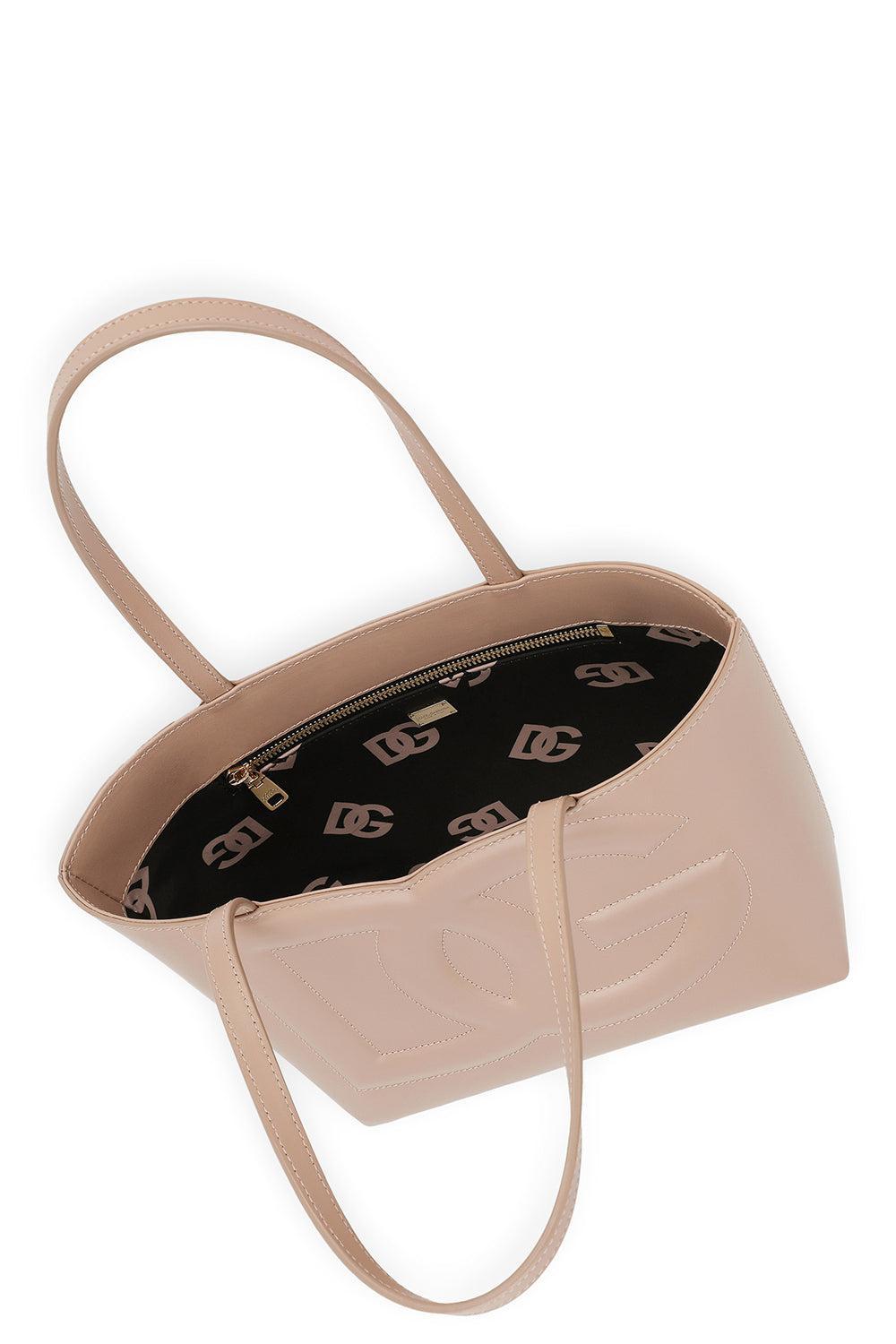 Small Logo Shopper - Powder Pink-PWDR PNK-O/S-HANDBAGTOTES-DOLCE & GABBANA