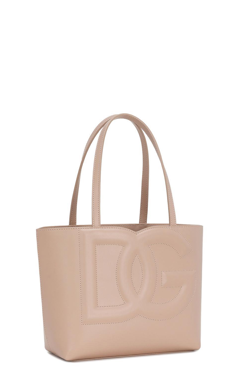 Small Logo Shopper - Powder Pink-PWDR PNK-O/S-HANDBAGTOTES-DOLCE & GABBANA