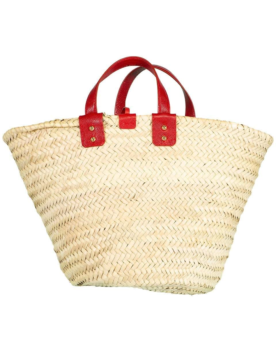 DOLCE & GABBANA-Kendra Basket Tote-RED/NAT