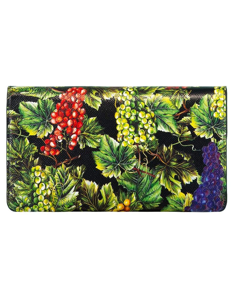 DOLCE & GABBANA-Printed DG Girl Wallet On A Chain-BLACK