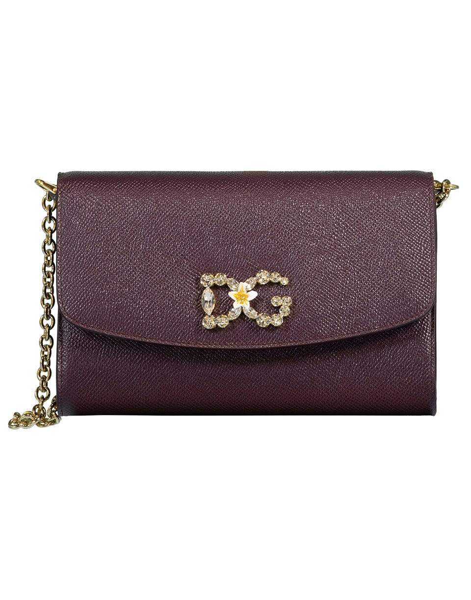 DOLCE & GABBANA-Mosto DG Girl Wallet On A Chain-MOSTO