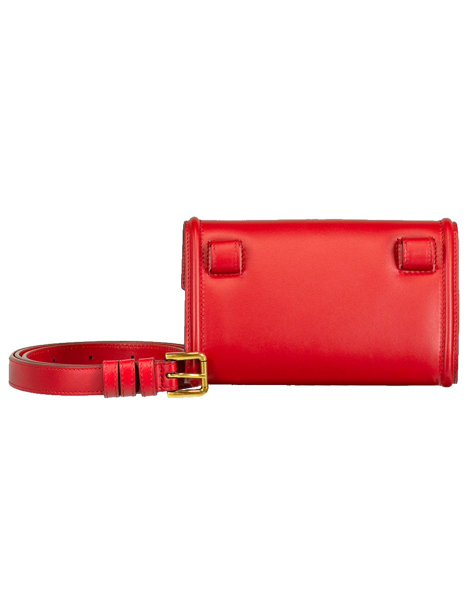 DOLCE & GABBANA-Rosso Devotion Belt Bag-ROSSO