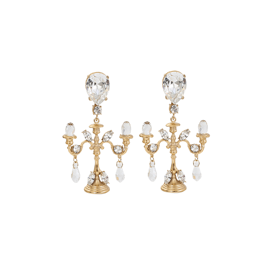 DOLCE & GABBANA-Chandelier Earrings-GOLD