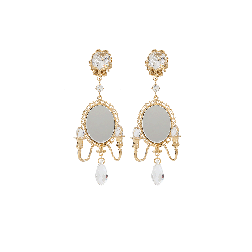 DOLCE & GABBANA-Mirror On The Wall Earrings-GOLD