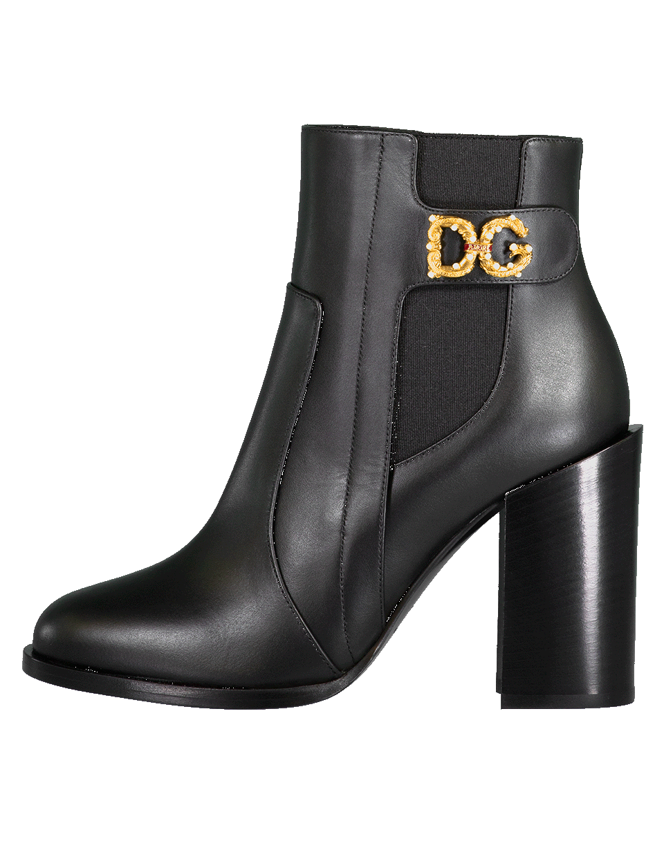 DOLCE & GABBANA-Block Heel Bootie-