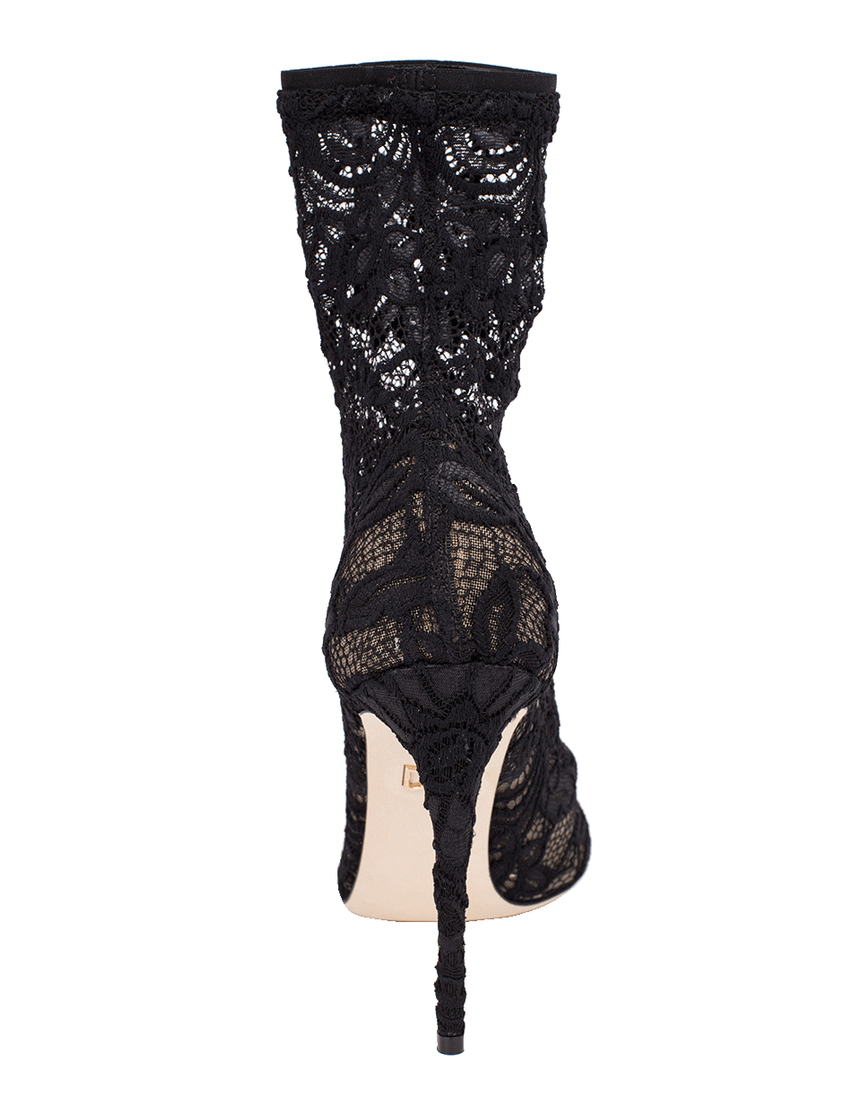 DOLCE & GABBANA-Stretch Lace Bootie-
