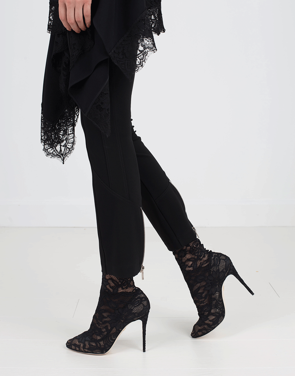 DOLCE & GABBANA-Stretch Lace Bootie-