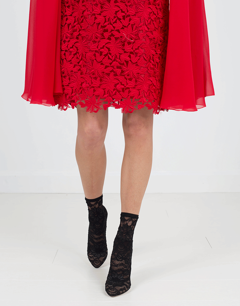 DOLCE & GABBANA-Stretch Lace Bootie-
