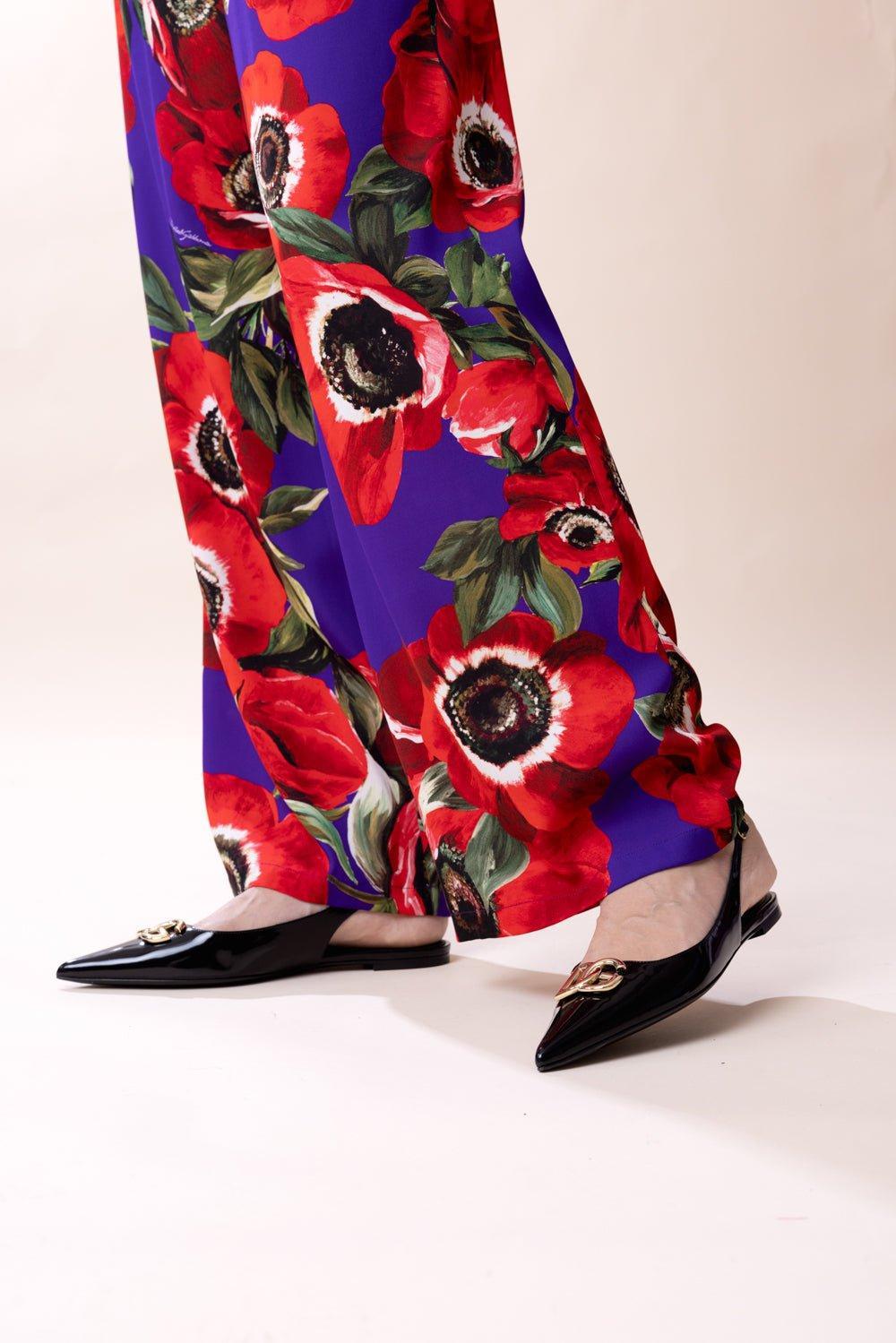 DOLCE & GABBANA-Polished Slingbacks-