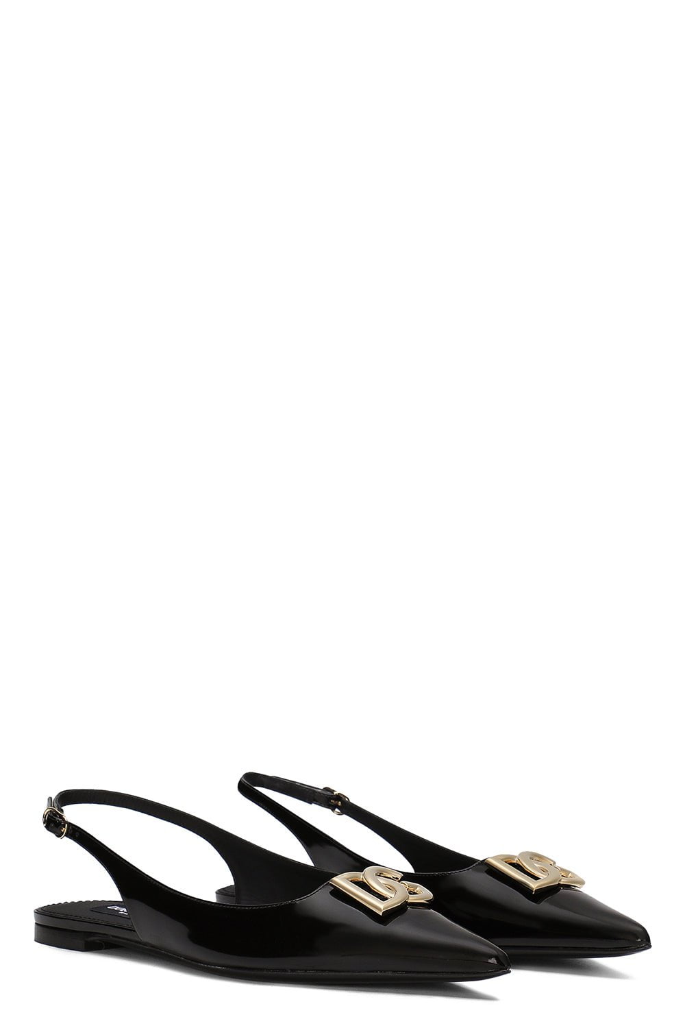DOLCE & GABBANA-Polished Slingbacks-