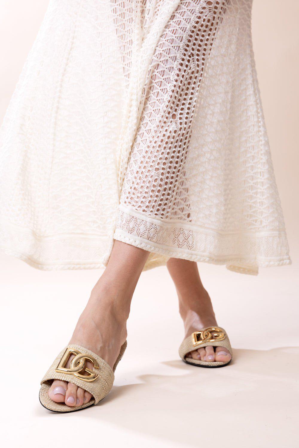DOLCE & GABBANA-DG Slide - Sabbia-