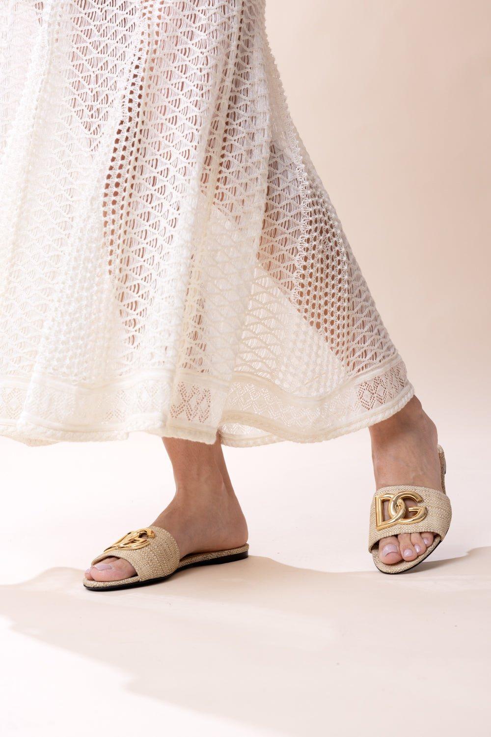 DOLCE & GABBANA-DG Slide - Sabbia-