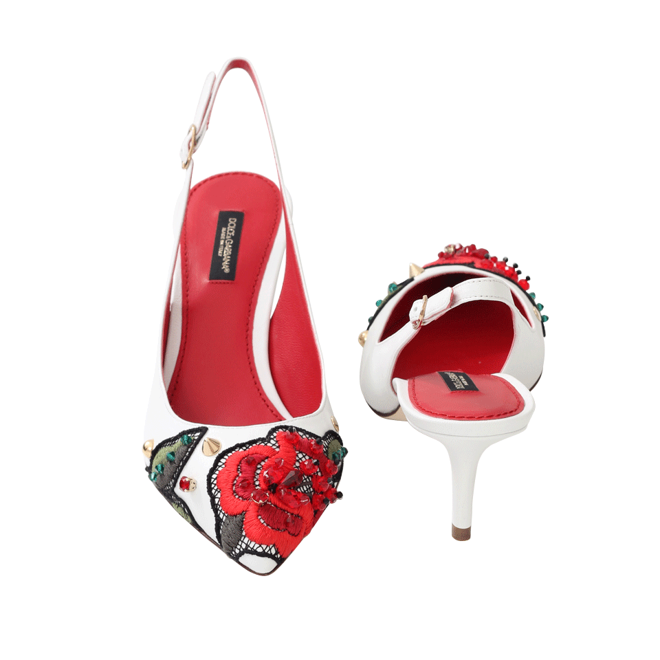 DOLCE & GABBANA-Rose Slingback-