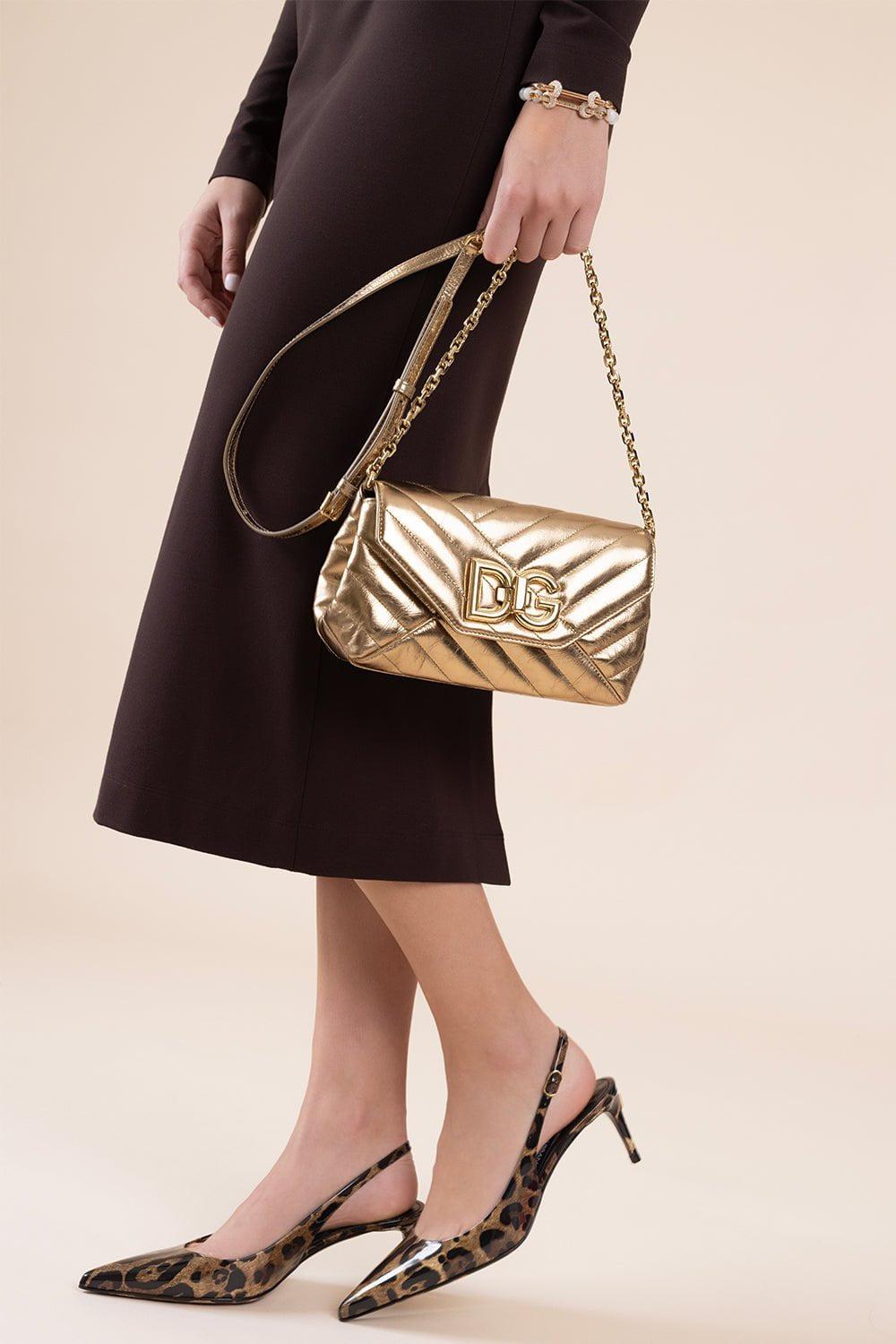 DOLCE & GABBANA-Polished Slingbacks-