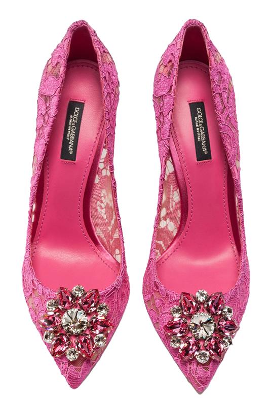 DOLCE & GABBANA-Belucci Lace Pump-