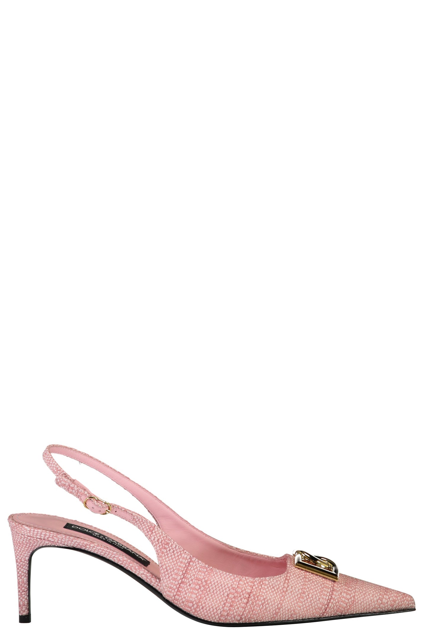 DOLCE & GABBANA-Raffia Slingbacks - Rosababy-