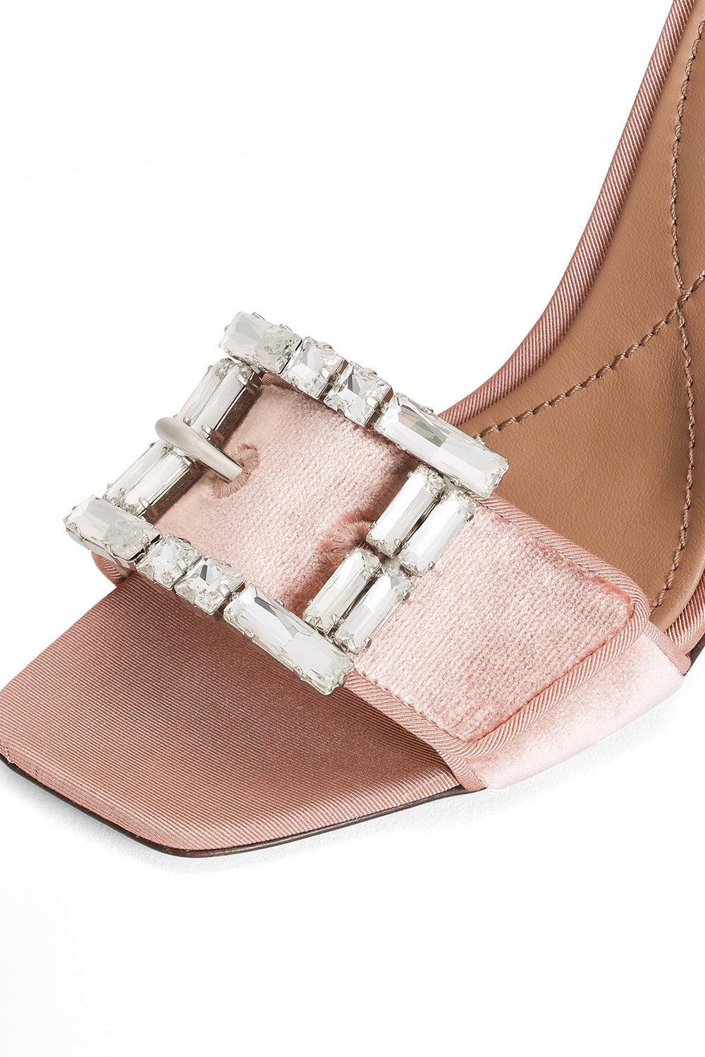 Jewelled Buckle Sandals 105-ROSACIPR-37-SHOEPUMP-DOLCE & GABBANA