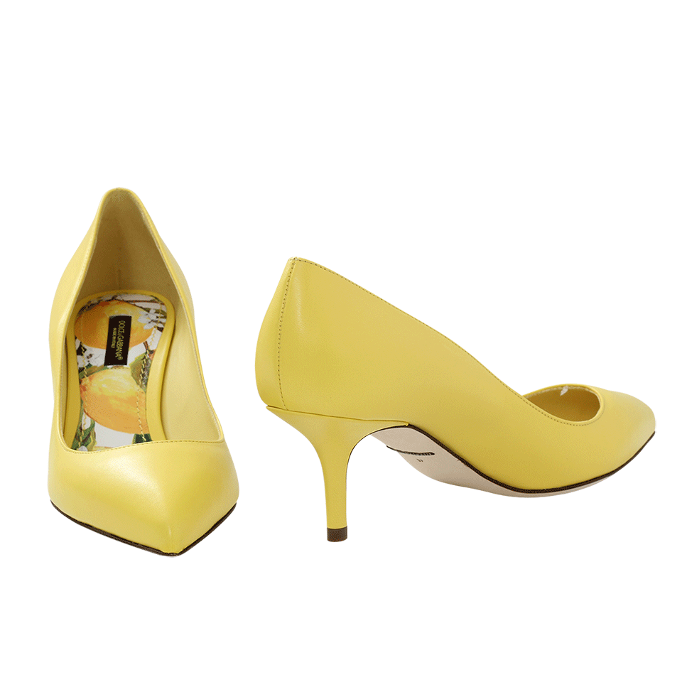 DOLCE & GABBANA-Classic Leather Pump-