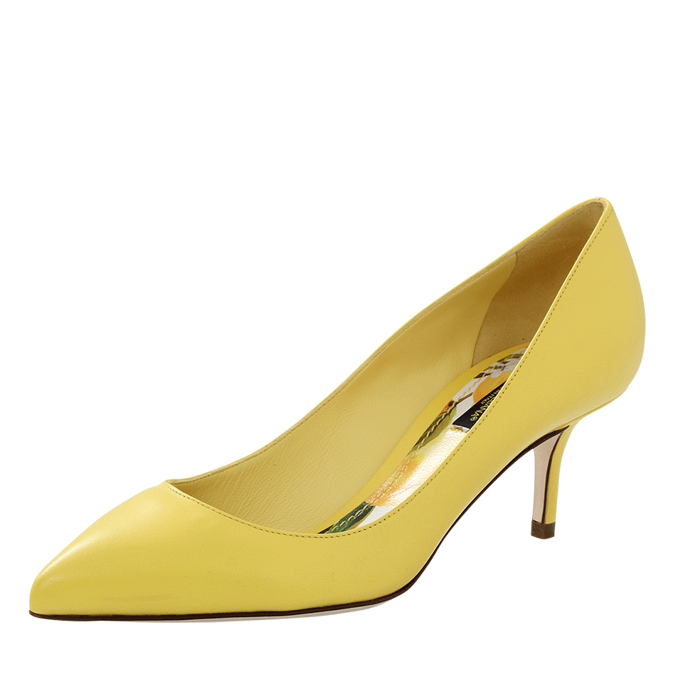 DOLCE & GABBANA-Classic Leather Pump-