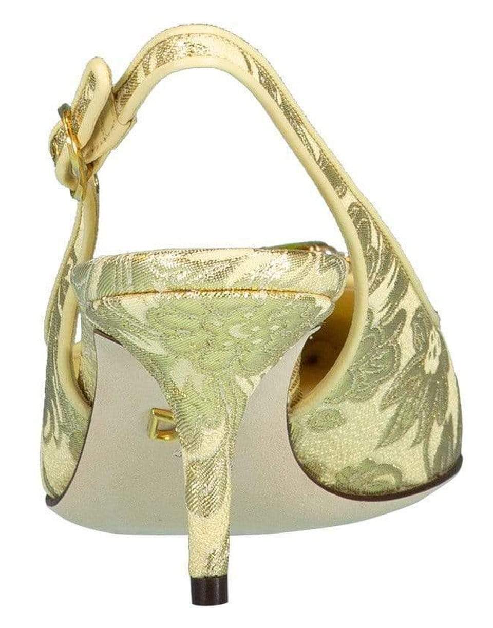 DOLCE & GABBANA-Power Pastel Jewel Toe Slingback-