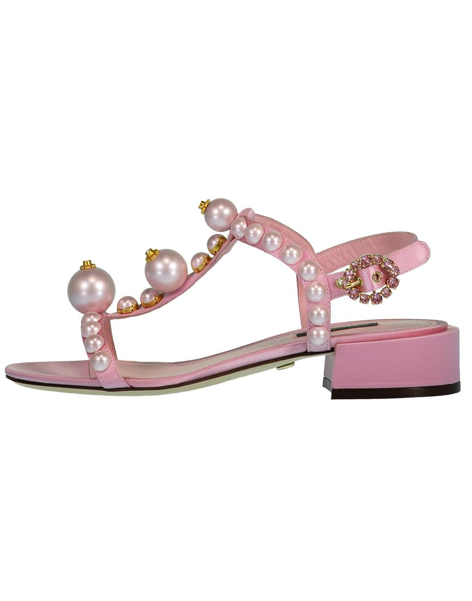 DOLCE & GABBANA-Cipria Block Heel Sandal-