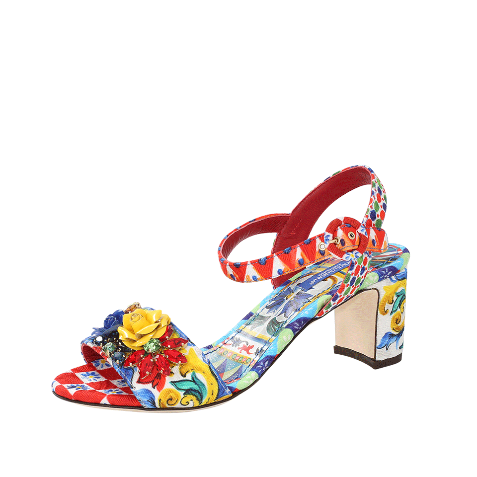 DOLCE & GABBANA-Maiolica Sandal-