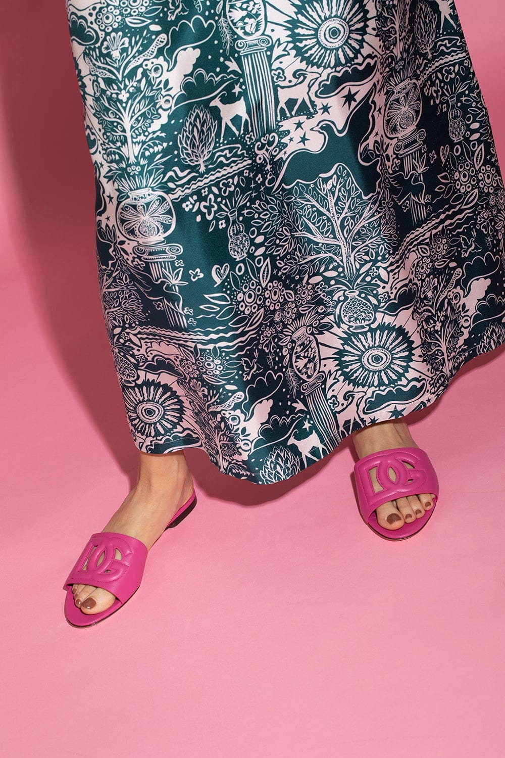 DOLCE & GABBANA-Bianca Slide - Lilac-