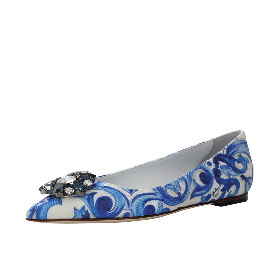 DOLCE & GABBANA-Brocade Skimmer-