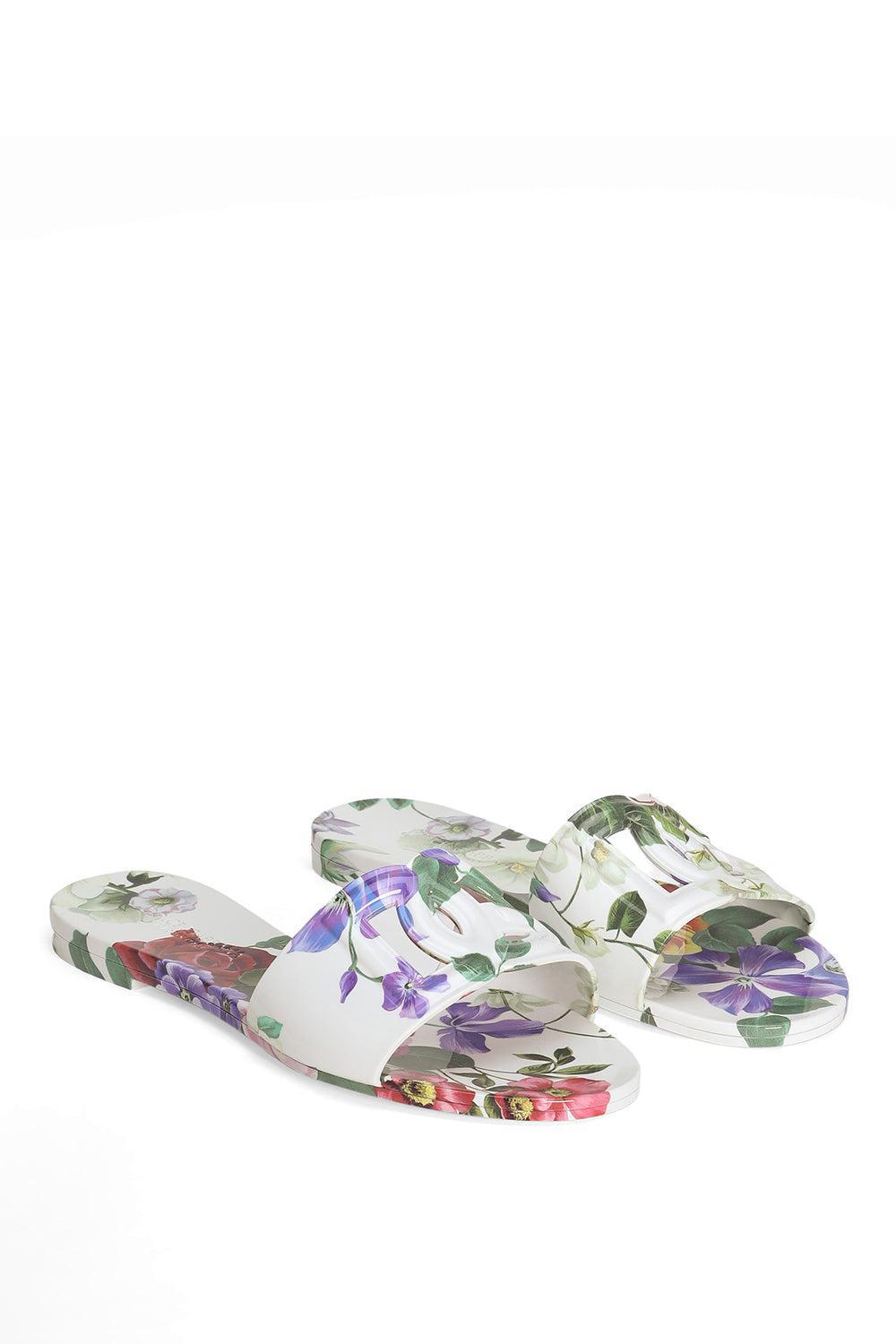 Beachwear Sliders - Fix Fiori-MXFIOCRT-36-SHOESANDAL-DOLCE & GABBANA