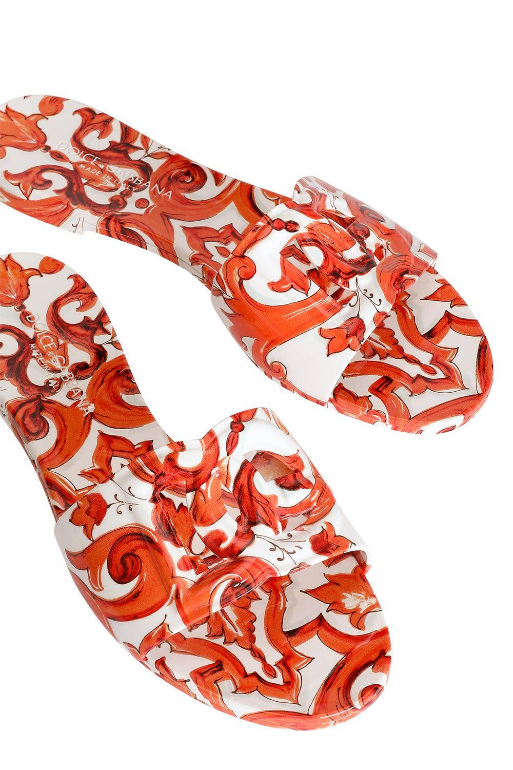 Beachwear Slider - Maiolica Orange-ORANGE-36-SHOESANDAL-DOLCE & GABBANA