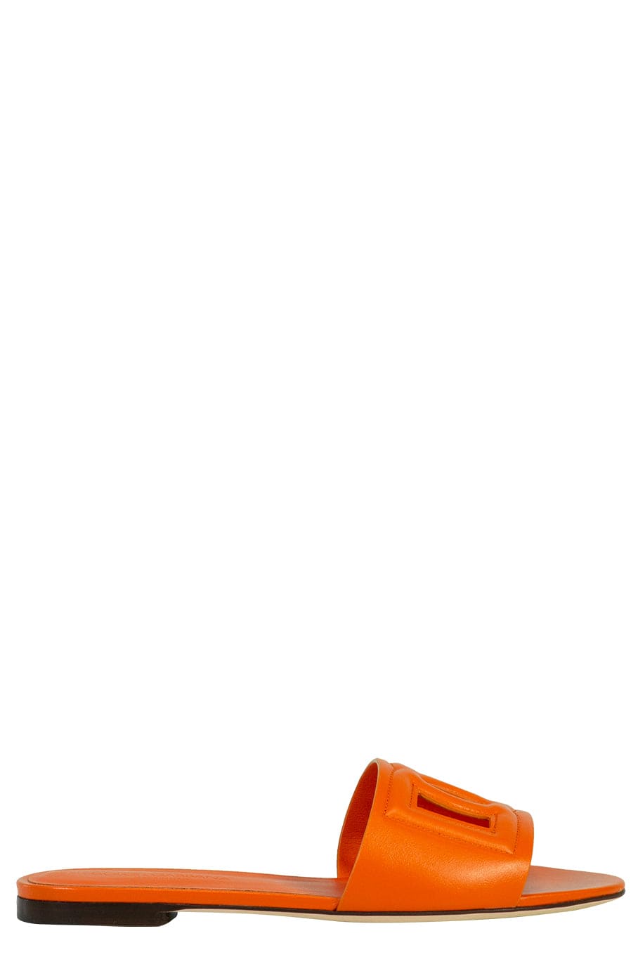 DOLCE & GABBANA-Bianca Slide - Orange-