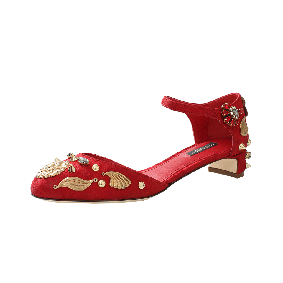 DOLCE & GABBANA-Embellished Pump-