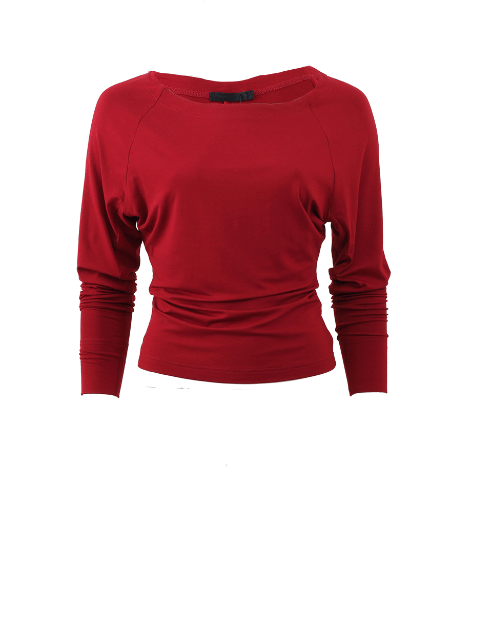DONNA KARAN-Relaxed Sleeve Top-