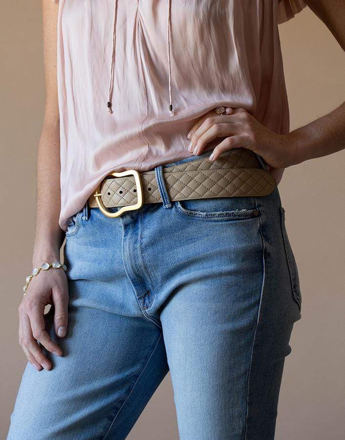 DOROTHEE SCHUMACHER-Stitched Sensation Quilted Belt-