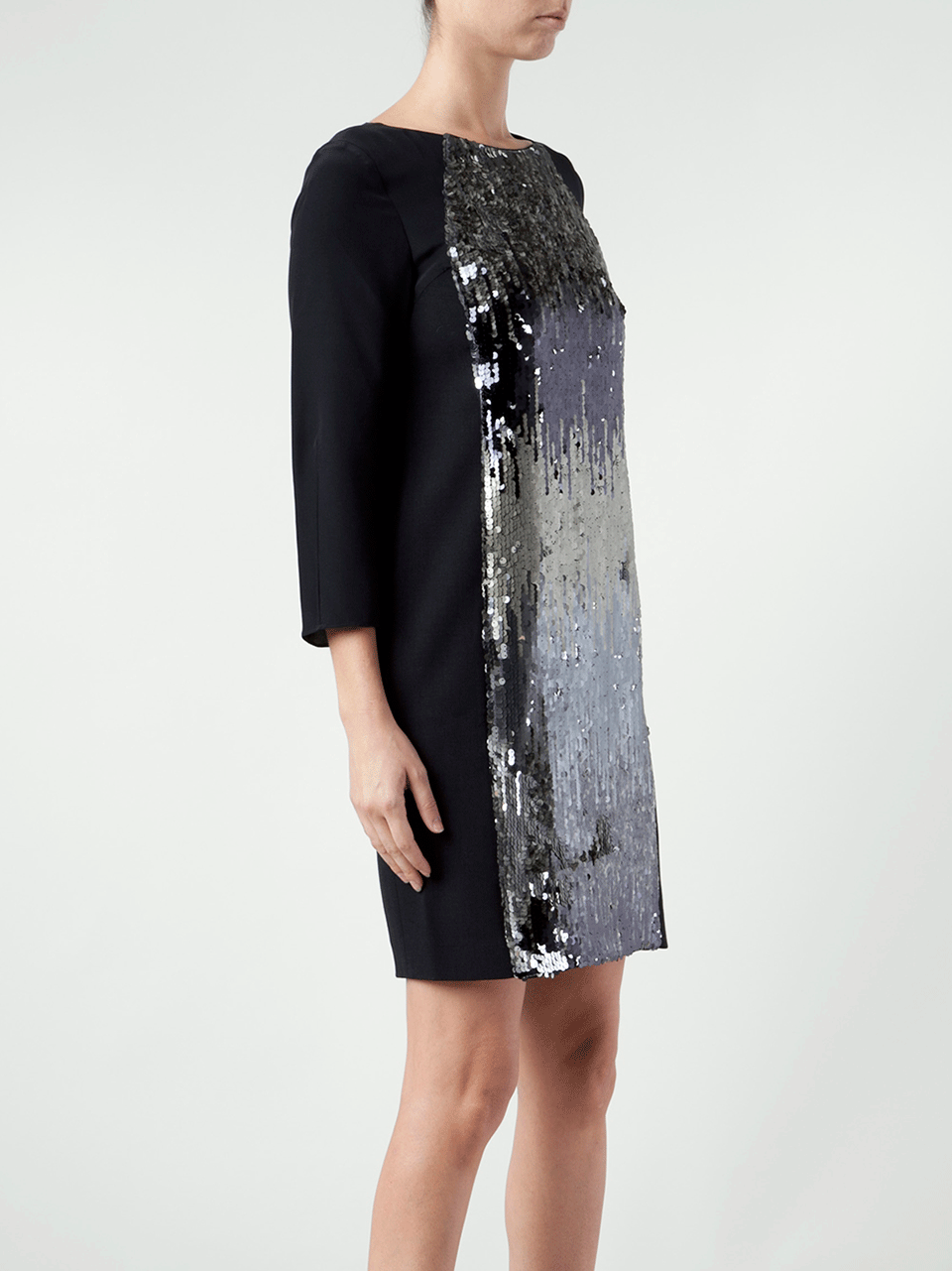 DOROTHEE SCHUMACHER-Quarter Sleeve Glitter Dress-